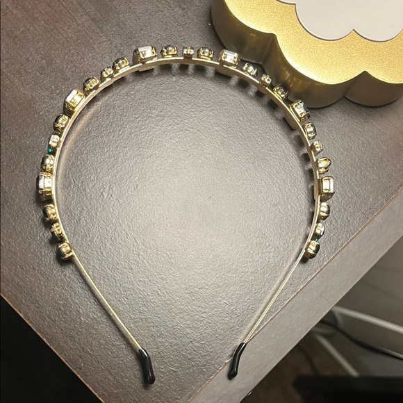 Green and Gold tone metallic headband NWOT - Picture 6 of 6